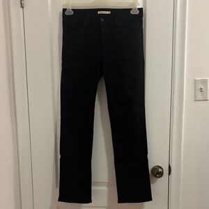 Levi's Women’s 314 Shaping Straight Black Jeans - 28